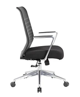 Boss Office Products 40-43" Polyester Horizontal Mesh Back Task Chair