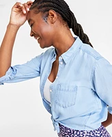 On 34th Women's Chambray Shirt, Created for Macy's