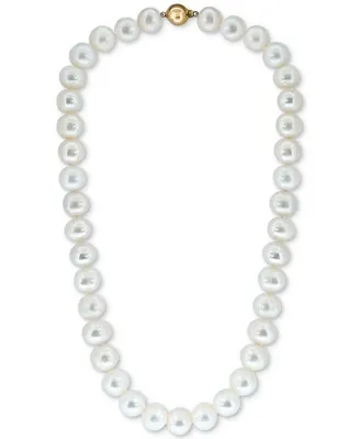 Effy White Freshwater Pearl (10mm) 16" Collar Necklace