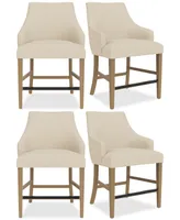 Nelin 4pc Counter Height Chair Set