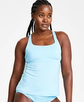 Nike Women's Essential Square Neck Racerback Tankini Top