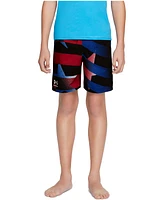 Under Armour Big Boys Ua Flag Streamer Drawstring Volley Swim Shorts