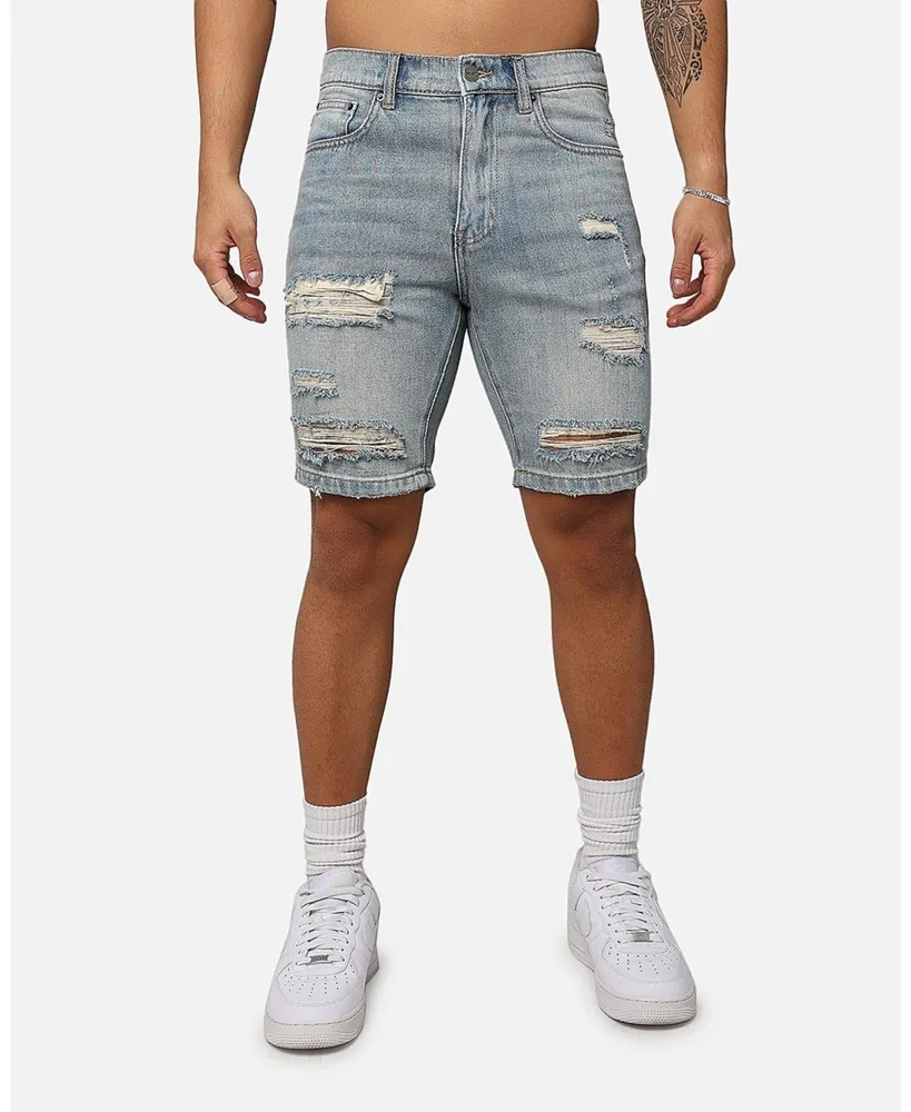 Saint Morta Men's Destroyer Distressed Shorts