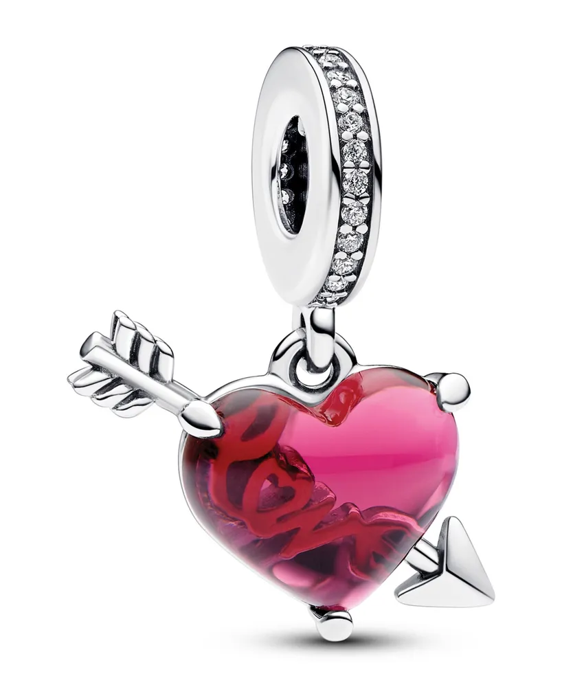 Pandora Sterling Silver Heart and Arrow Dangle Charm