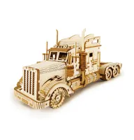 Diy 3D Wood Puzzle - Big Rig - 286pcs