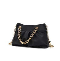 Mkf Collection Marvila Minimalist Chain Ruched Shoulder Bag by Mia K