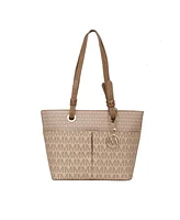 Mkf Collection Lori M logo Printed Tote by Mia K