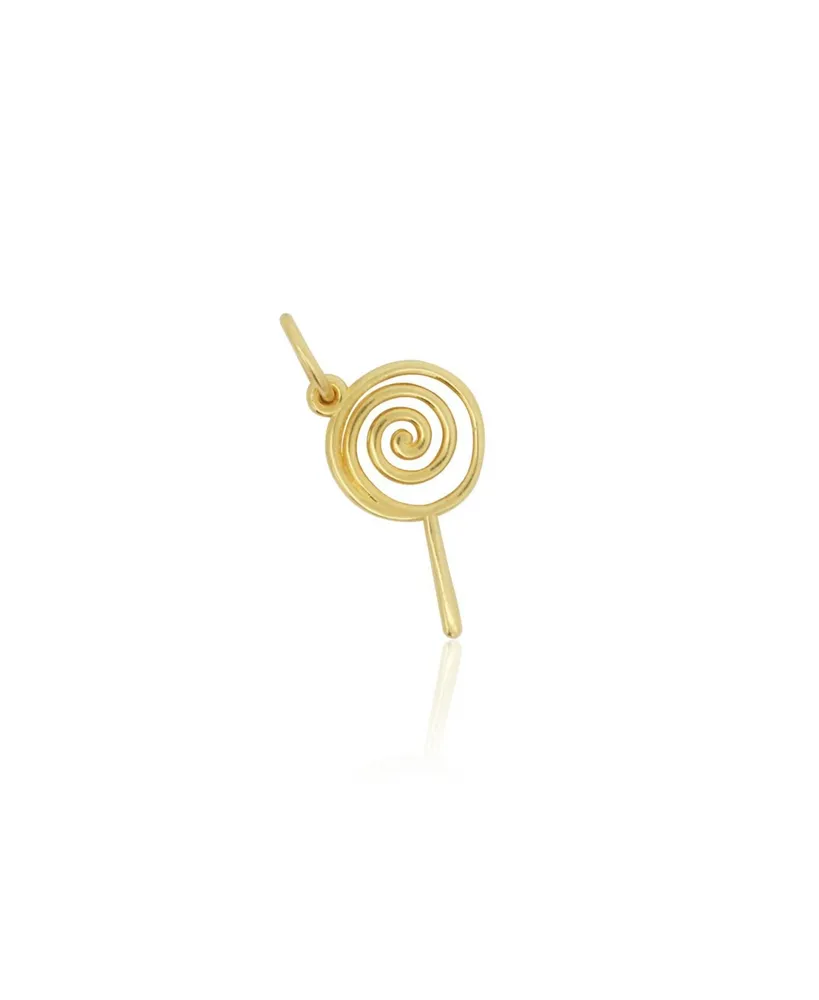 The Lovery Mini Gold Lollipop Charm 14K Gold