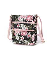 Mkf Collection Lainey Quilted floral Pattern Crossbody by Mia K