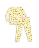 Bellabu Bear Unisex Kids Love You Brunches Set of 2 Piece Pajamas