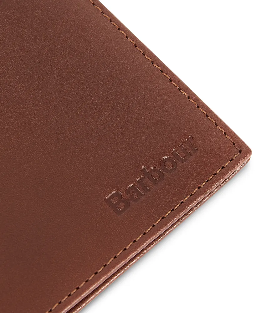 Barbour Men's Colwell Slimline Leather Billfold Wallet