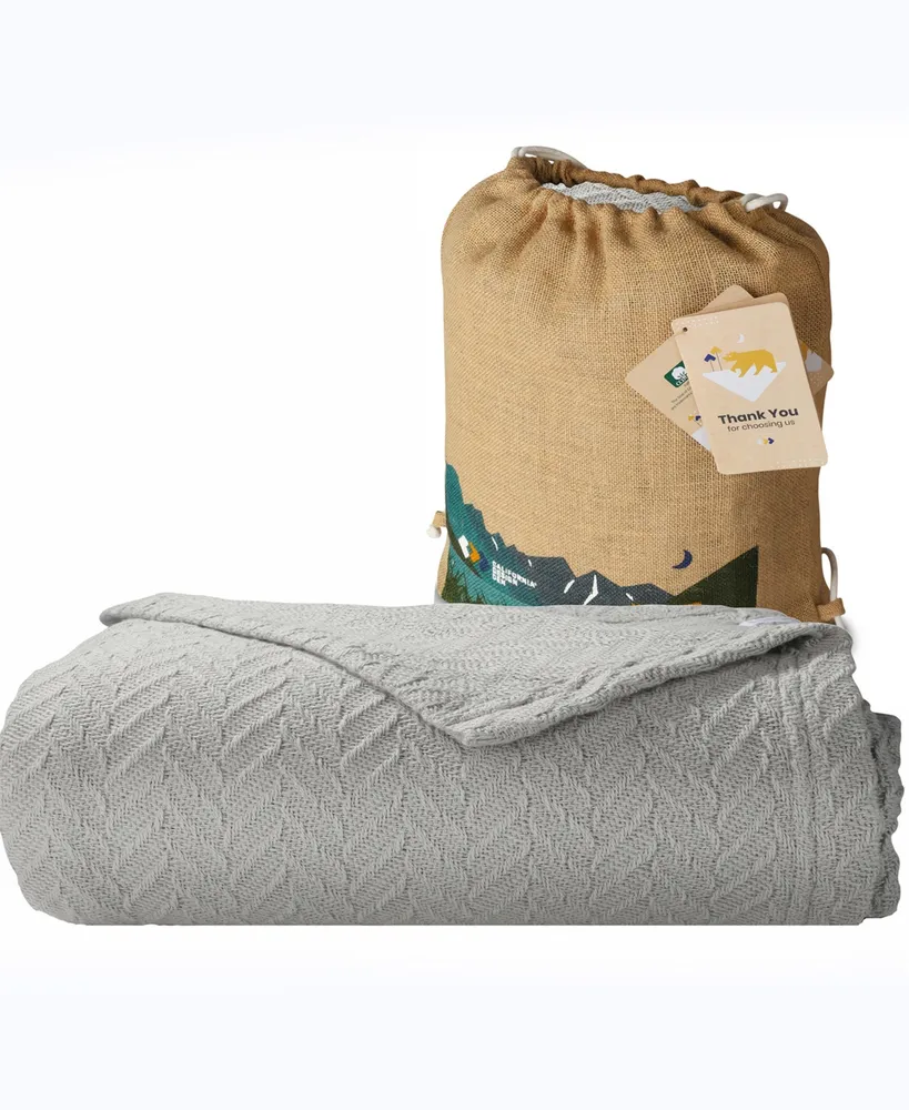 Cotton Thermal Twin-Full Blankets