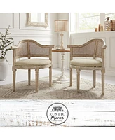 Rustic Manor Edmond Linen Accent Chair