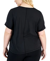 Id Ideology Plus Solid Essentials Active Tee, Created for Macy's