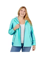 Free Country Women's Plus Size Sun swept Athlete Windbreaker Jacket