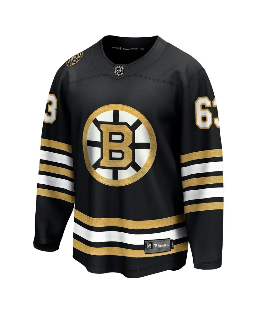 Men's Fanatics Brad Marchand Black Boston Bruins 100th Anniversary Premier Breakaway Player Jersey