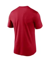 Men's Nike Scarlet San Francisco 49ers Logo Essential Legend Performance T-shirt