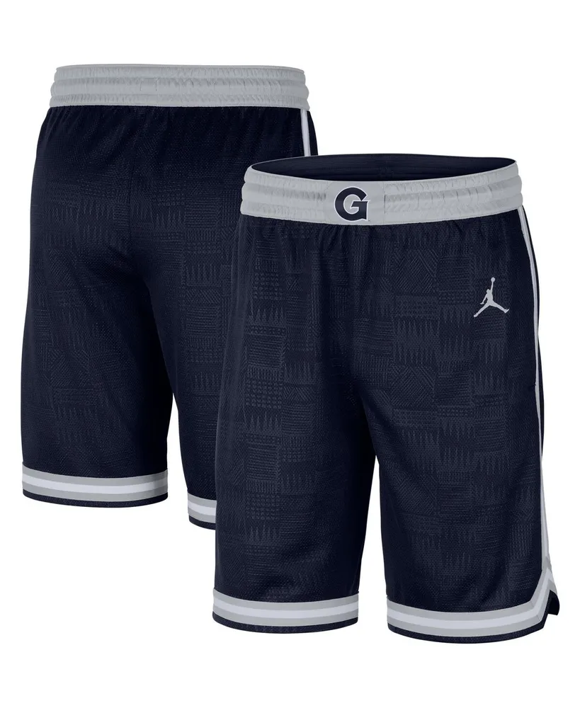 Men's Jordan Navy Georgetown Hoyas Replica Performance Basketball Shorts