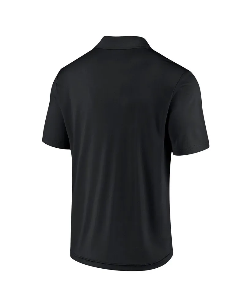 Men's Fanatics Black Las Vegas Raiders Component Polo Shirt