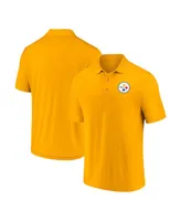 Men's Fanatics Gold Pittsburgh Steelers Component Polo Shirt