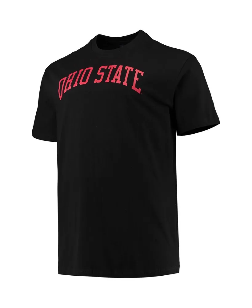 Men's Champion Black Ohio State Buckeyes Big and Tall Arch Team Logo T-shirt