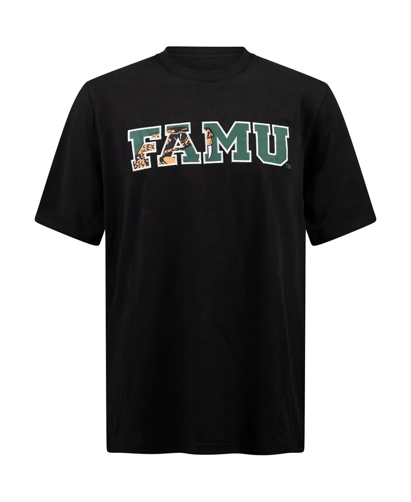 Men's Fisll Black Florida A&M Rattlers Applique T-shirt