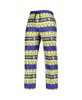 Men's Foco Royal Los Angeles Rams Team Ugly Pajama Set