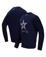 Men's Pro Standard Navy Dallas Cowboys Prep Knit Sweater