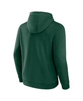 Men's Fanatics Hunter Green Milwaukee Bucks Primary Logo Pullover Hoodie