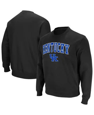 Colosseum Men's Kentucky Wildcats Arch & Logo Pullover Sweatshirt