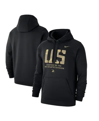 Men's Nike Black Army Knights 2023 Rivalry Collection Courtesy of Club Fleece Pullover Hoodie