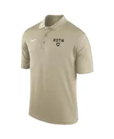 Men's Nike Tan Army Black Knights 2023 Rivalry Collection Varsity Performance Polo Shirt