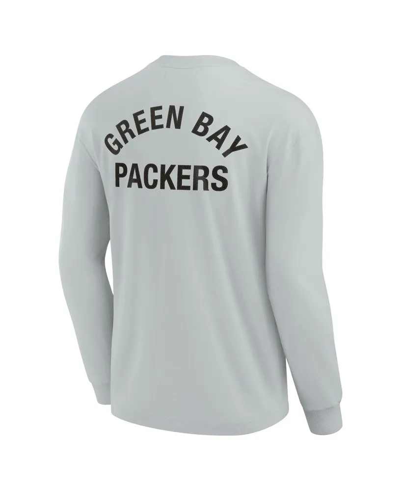 Men's and Women's Fanatics Signature Green Bay Packers Super Soft Long Sleeve T-shirt