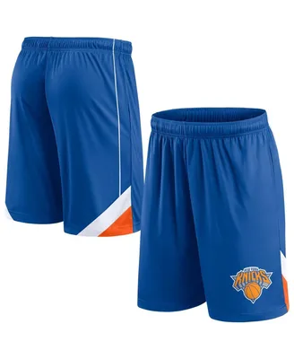 Men's Fanatics Blue New York Knicks Slice Shorts