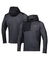 Men's Under Armour Black South Carolina Gamecocks Survivor Fleece Hoodie Quarter-Zip Jacket