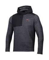 Men's Under Armour Black South Carolina Gamecocks Survivor Fleece Hoodie Quarter-Zip Jacket