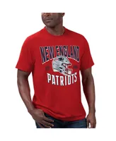 Men's G-iii Sports by Carl Banks Navy, Red New England Patriots T-shirt and Full-Zip Hoodie Combo Set