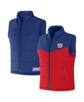 Men's Nfl x Darius Rucker Collection by Fanatics Royal New York Giants Colorblocked Full-Zip Vest