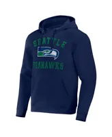 Men's Nfl x Darius Rucker Collection by Fanatics Royal Distressed Seattle Seahawks Coaches Pullover Hoodie
