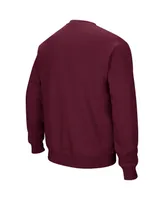 Men's Colosseum Maroon Texas A&M Aggies Arch & Logo Pullover Sweatshirt