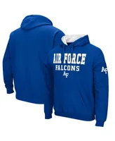 Men's Colosseum Royal Air Force Falcons Sunrise Pullover Hoodie