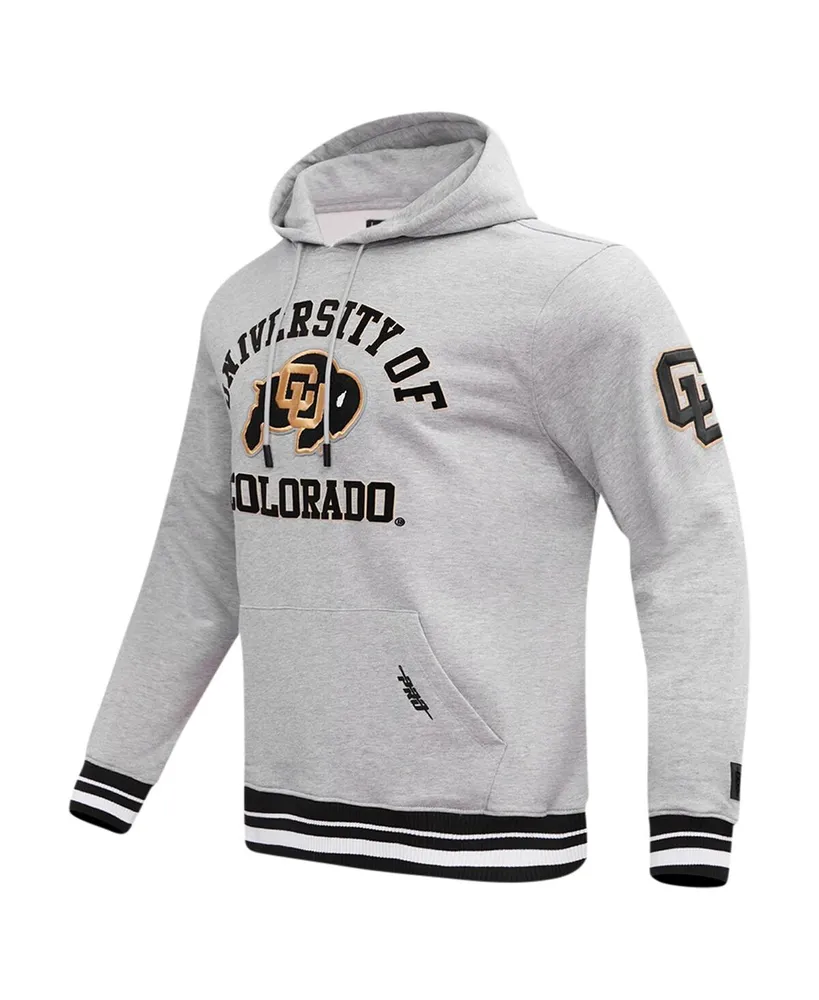 Men's Pro Standard Colorado Buffaloes Classic Stacked Logo Pullover Hoodie