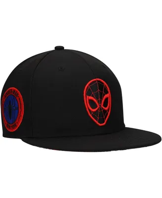 Men's Black Spider-Man Elements Snapback Hat