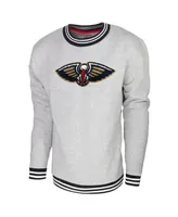 Men's Stadium Essentials Black New Orleans Pelicans Club Level Pullover Sweatshirt