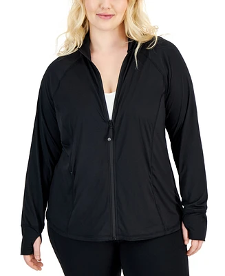 Id Ideology Plus Essential Full-Zip Jacket, Created for Macy's