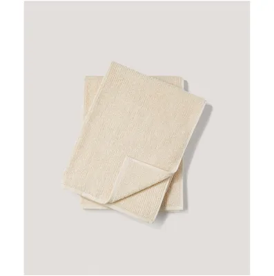 Organic Cotton Spa Rib Bath Towel 2-Pack