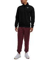 Reebok Men's Identity Regular-Fit Quarter-Zip Fleece Sweatshirt