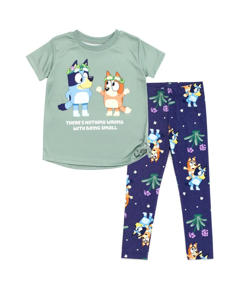 Bluey Bingo Girls T-Shirt and Leggings Outfit Set Toddler