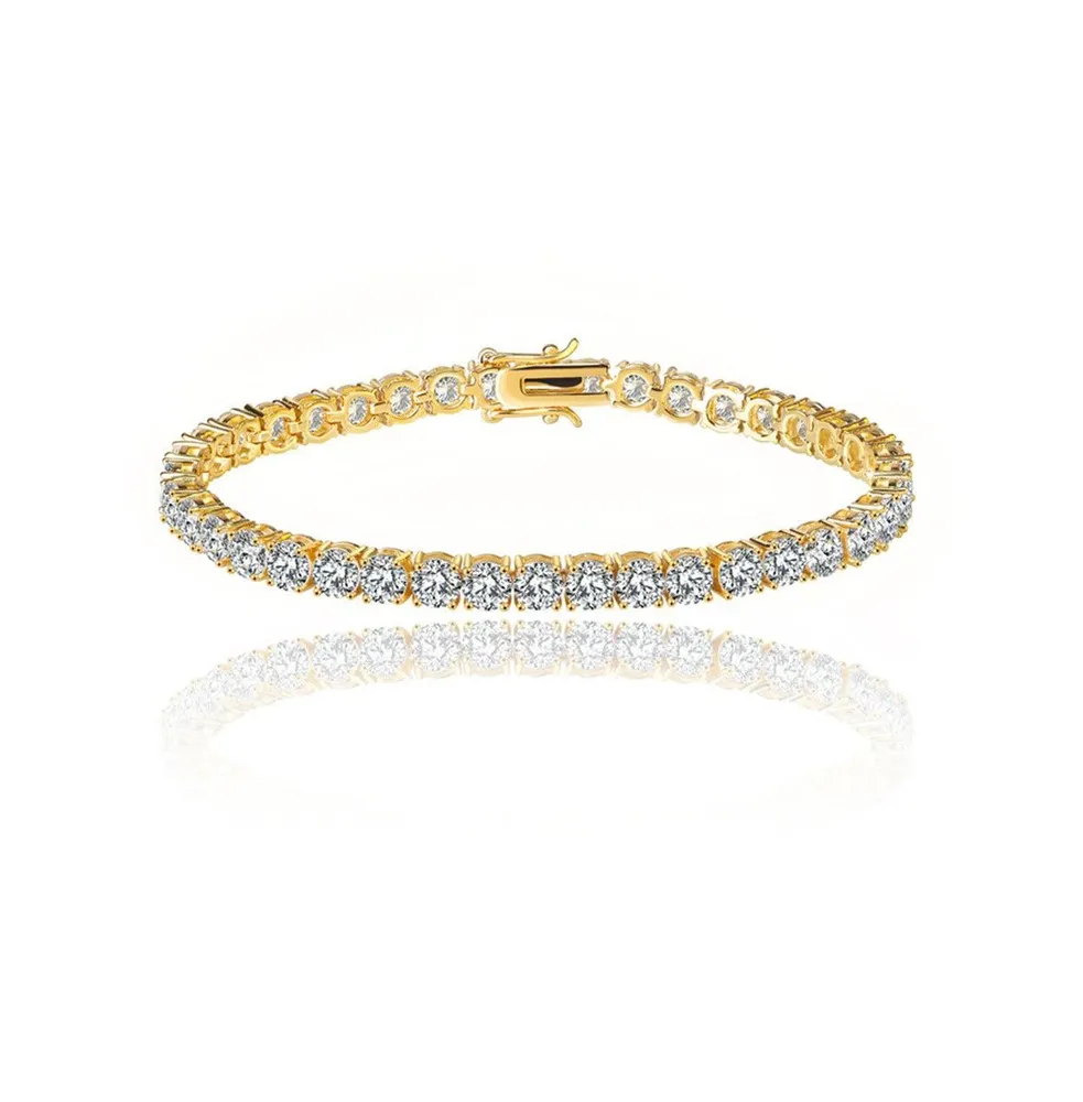 Tennis Bracelet with 1/8 Ct Cubic Zirconia