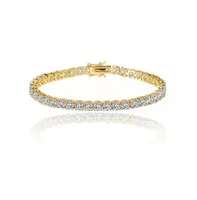 Hollywood Sensation Tennis Bracelet for Women with 1/8 Ct Cubic Zirconia